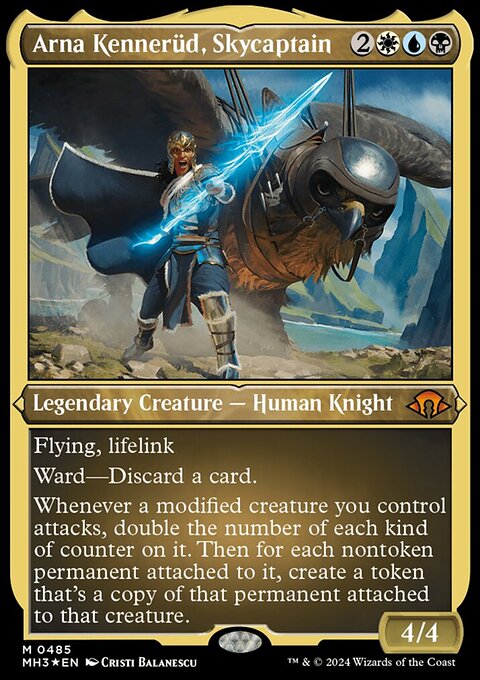 Arna Kennerud, Skycaptain (Foil Etched) [Modern Horizons 3]