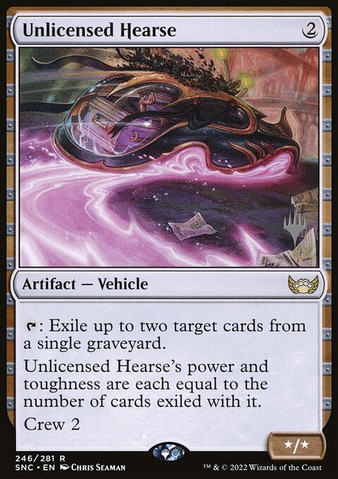 Unlicensed Hearse (Promo Pack) [Streets of New Capenna Promos]