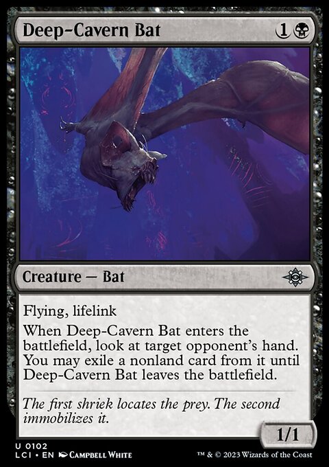 Deep-Cavern Bat [The Lost Caverns of Ixalan]