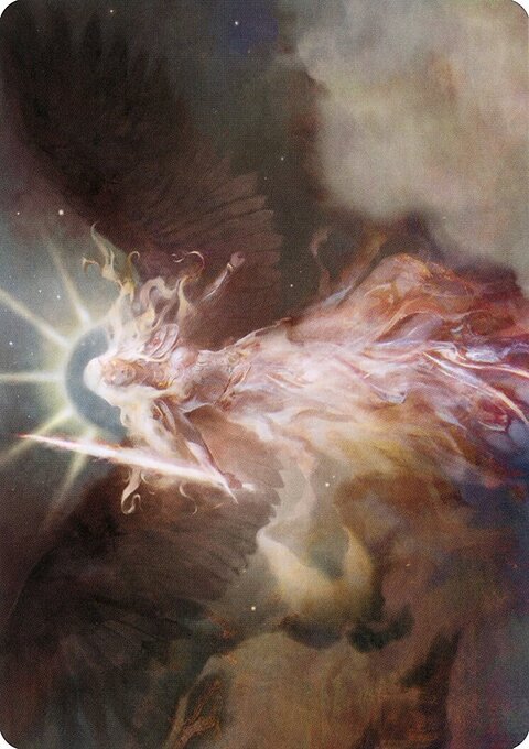 Serra's Emissary Art Card (Gold-Stamped Signature) [Modern Horizons 2 Art Series]