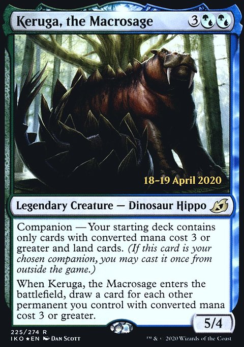 Keruga, the Macrosage [Ikoria: Lair of Behemoths Prerelease Promos]
