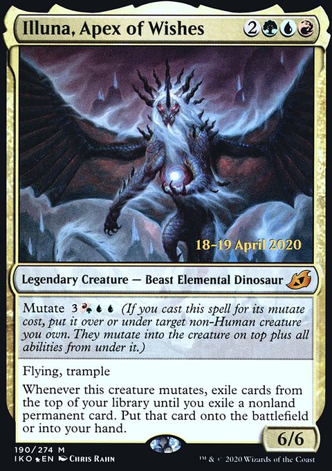 Illuna, Apex of Wishes [Ikoria: Lair of Behemoths Prerelease Promos]