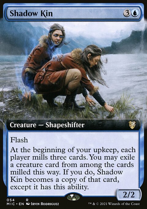 Shadow Kin (Extended Art) [Innistrad: Midnight Hunt Commander]