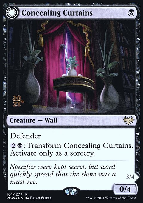 Concealing Curtains // Revealing Eye [Innistrad: Crimson Vow Prerelease Promos]