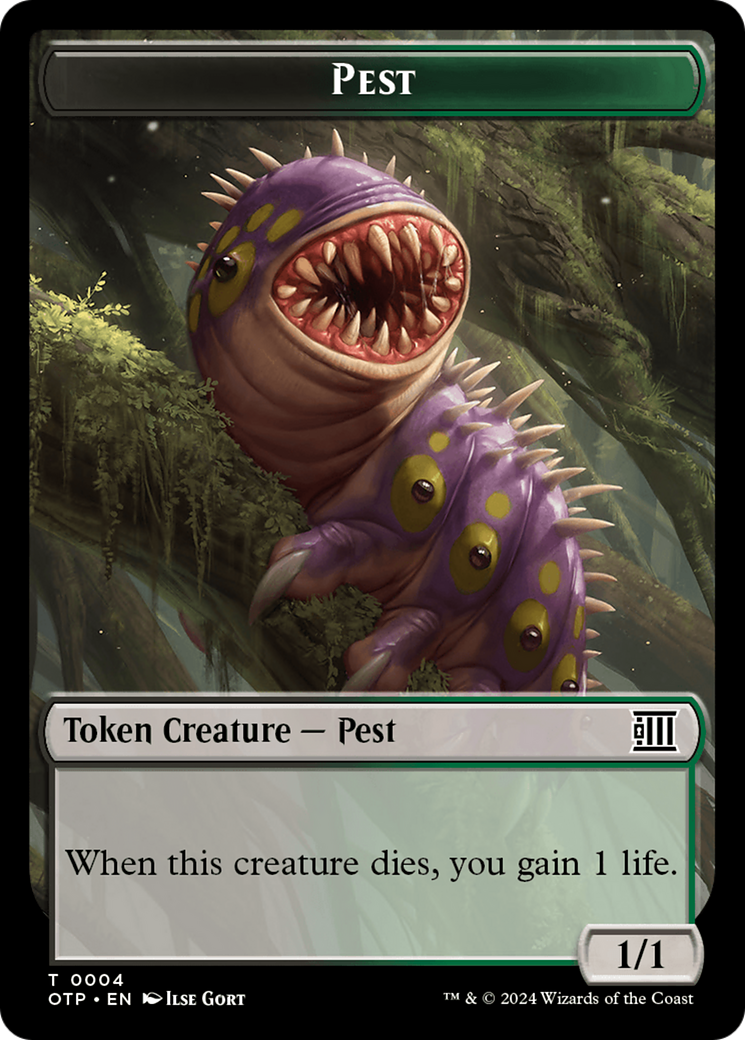 Pest // Plot Double-Sided Token [Outlaws of Thunder Junction: Breaking News Tokens]