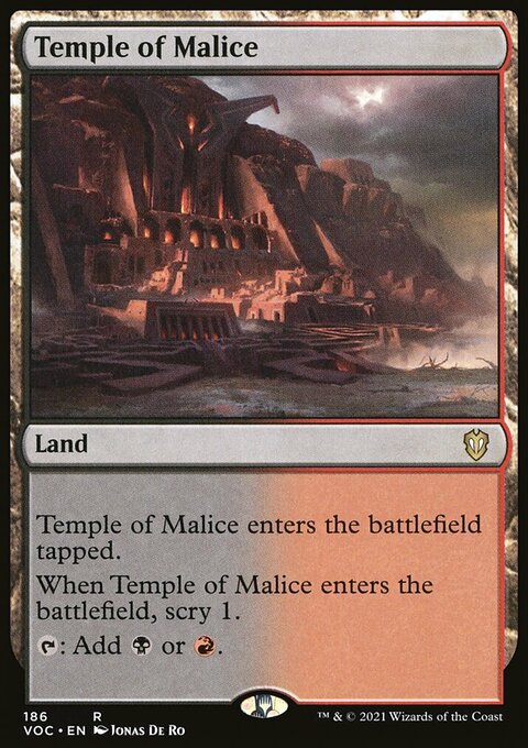 Temple of Malice [Innistrad: Crimson Vow Commander]