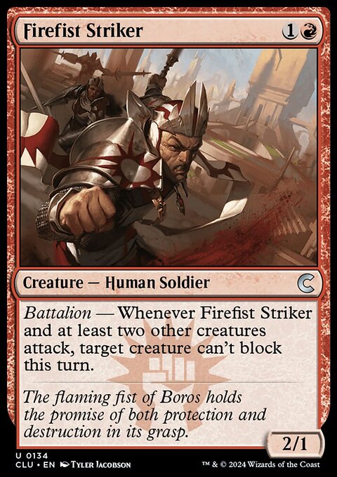 Firefist Striker [Ravnica: Clue Edition]