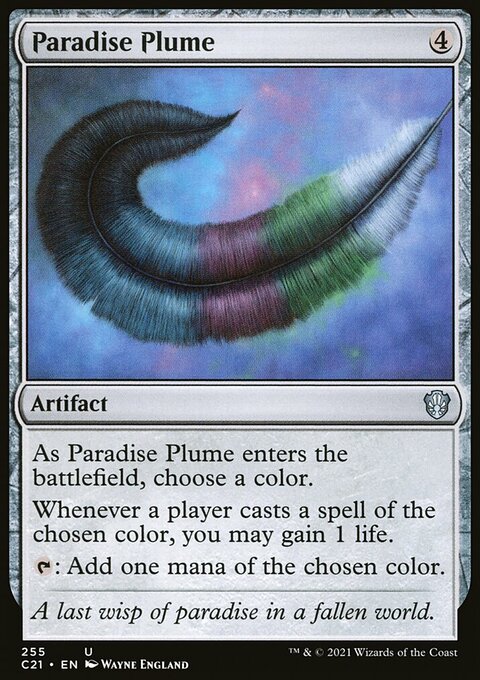 Paradise Plume [Commander 2021]