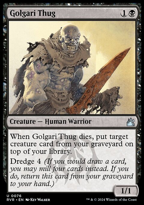 Golgari Thug [Ravnica Remastered]