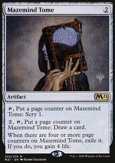 Mazemind Tome (Promo Pack) [Core Set 2021 Promos]