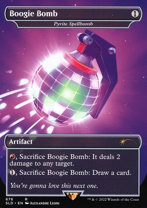 Pyrite Spellbomb - Boogie Bomb (Borderless) [Secret Lair Drop Promos]