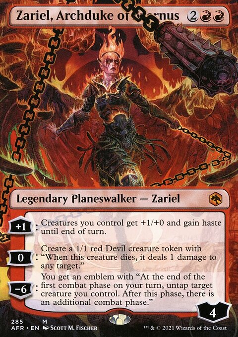 Zariel, Archduke of Avernus (Borderless) [Dungeons & Dragons: Adventures in the Forgotten Realms]