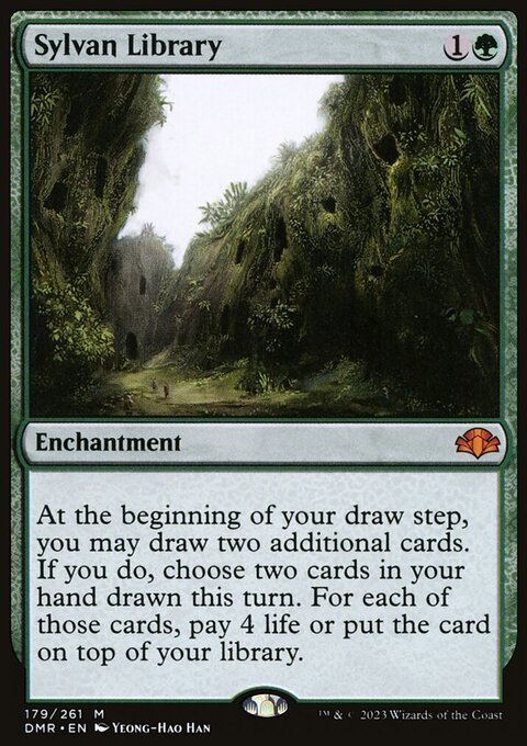 Sylvan Library [Dominaria Remastered]