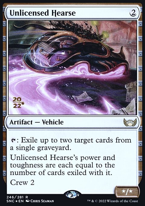 Unlicensed Hearse [Streets of New Capenna Prerelease Promos]
