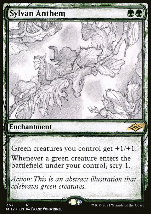 Sylvan Anthem (Sketch) [Modern Horizons 2]