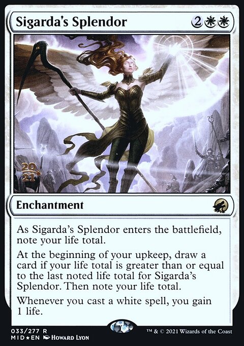 Sigarda's Splendor [Innistrad: Midnight Hunt Prerelease Promos]