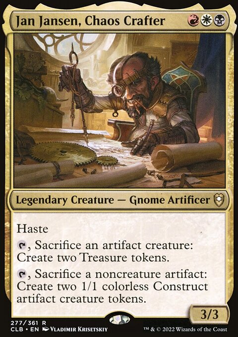 Jan Jansen, Chaos Crafter [Commander Legends: Battle for Baldur's Gate]
