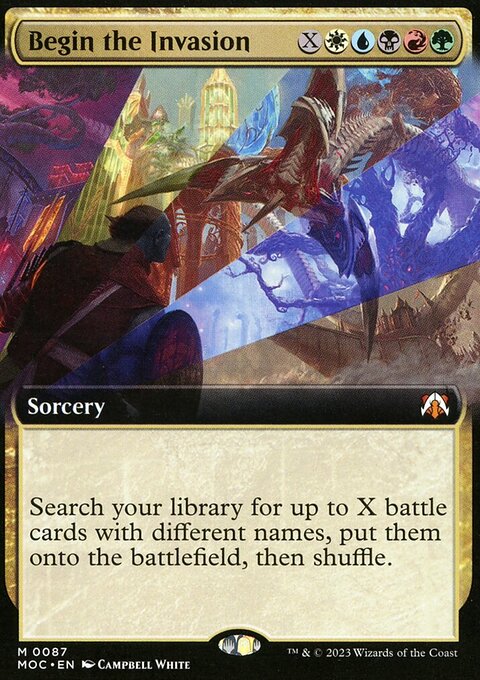 Begin the Invasion (Extended Art) [March of the Machine Commander]