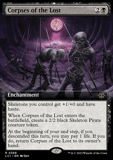 Corpses of the Lost (Extended Art) [The Lost Caverns of Ixalan]