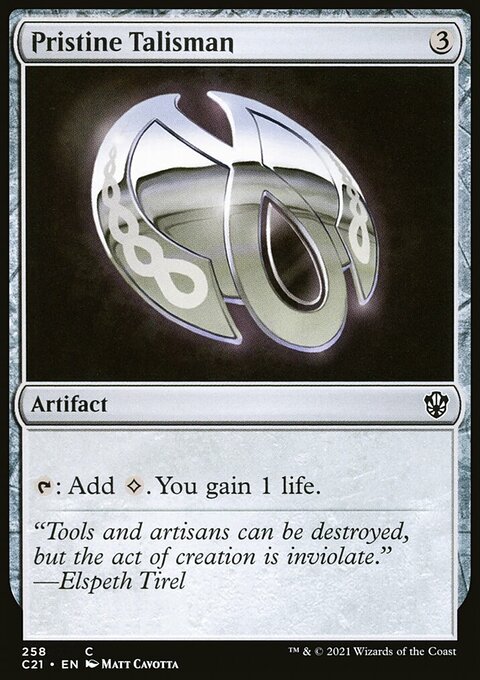 Pristine Talisman [Commander 2021]
