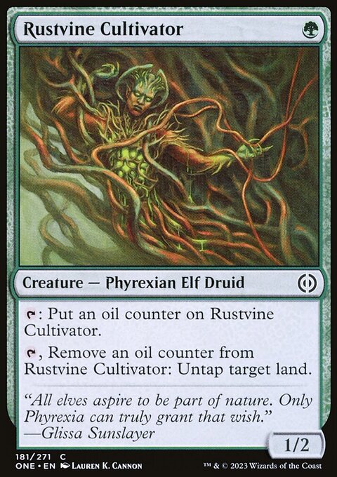 Rustvine Cultivator [Phyrexia: All Will Be One]