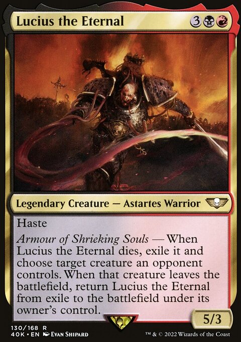 Lucius the Eternal [Warhammer 40,000]