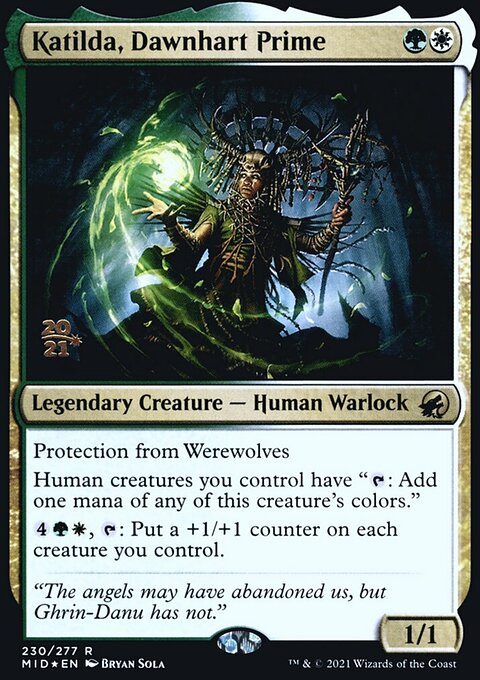 Katilda, Dawnhart Prime [Innistrad: Midnight Hunt Prerelease Promos]