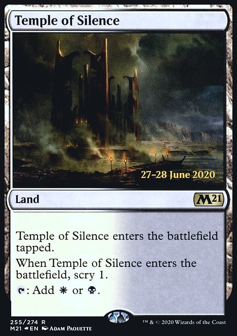 Temple of Silence [Core Set 2021 Prerelease Promos]