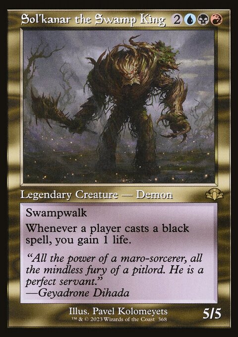 Sol'kanar the Swamp King (Retro) [Dominaria Remastered]
