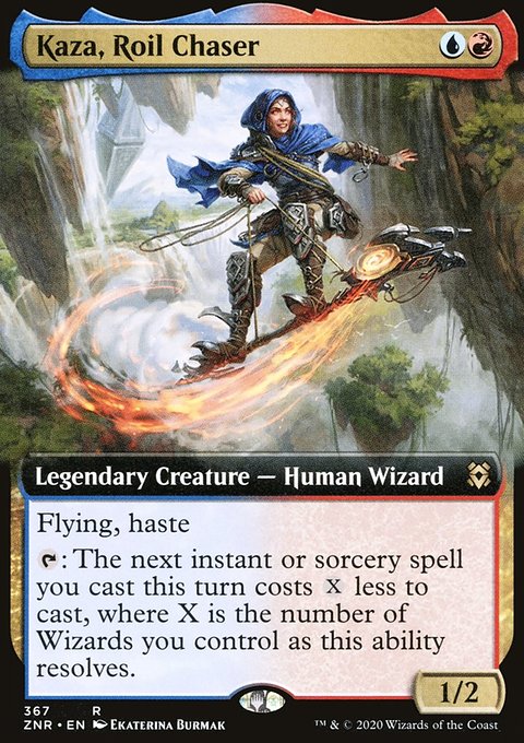Kaza, Roil Chaser (Extended Art) [Zendikar Rising]