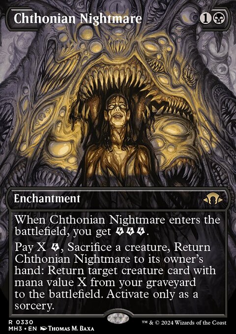 Chthonian Nightmare (Borderless) [Modern Horizons 3]