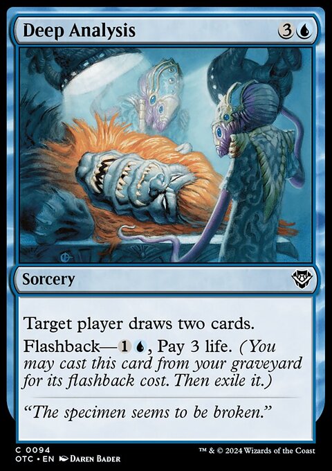 Deep Analysis [Outlaws of Thunder Junction Commander]