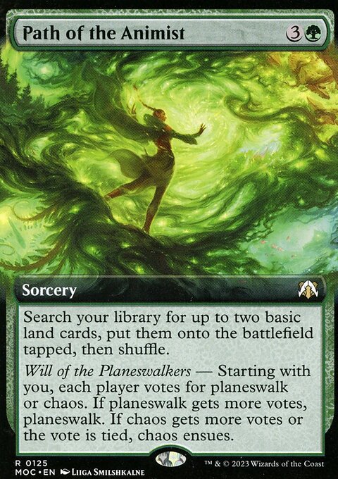 Path of the Animist (Extended Art) [March of the Machine Commander]