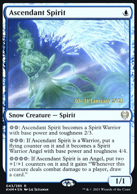 Ascendant Spirit [Kaldheim Prerelease Promos]