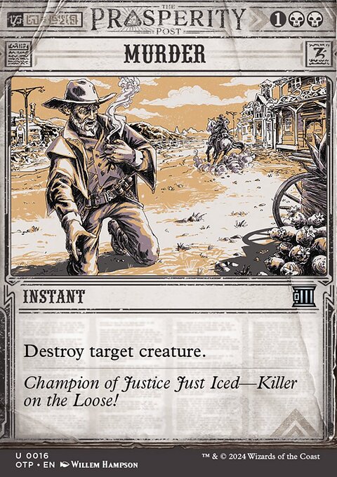 Murder [Outlaws of Thunder Junction: Breaking News]