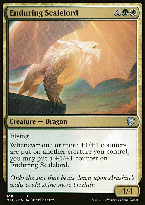 Enduring Scalelord [Innistrad: Midnight Hunt Commander]