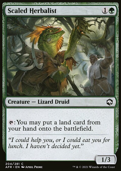 Scaled Herbalist [Dungeons & Dragons: Adventures in the Forgotten Realms]