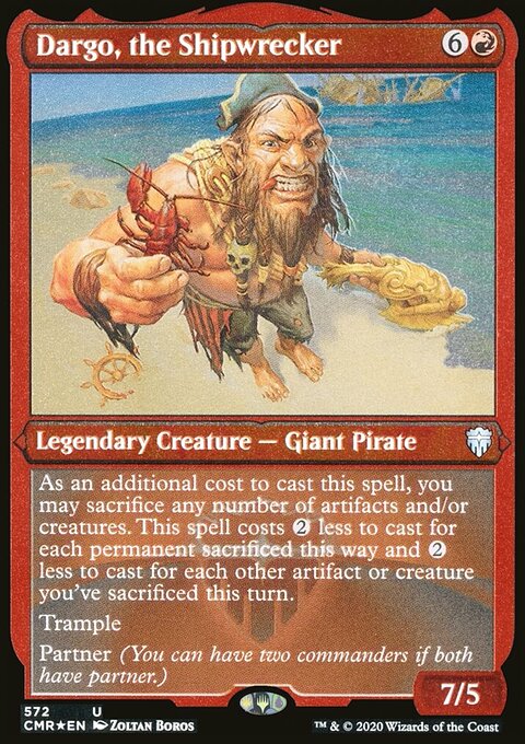 Dargo, the Shipwrecker (Etched) [Commander Legends]