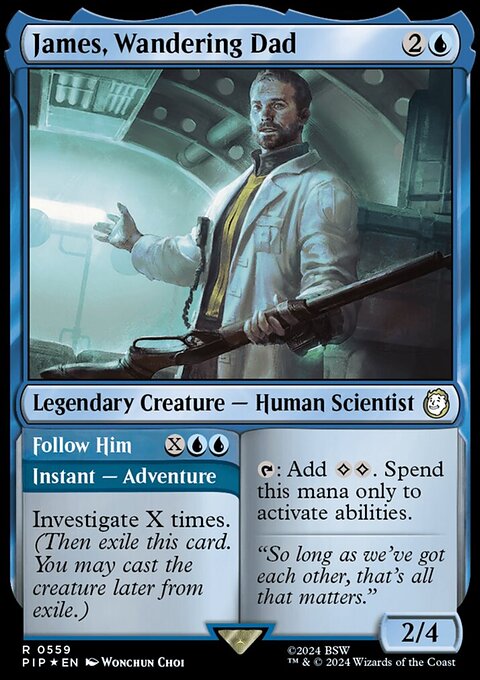 James, Wandering Dad // Follow Him (Surge Foil) [Fallout]