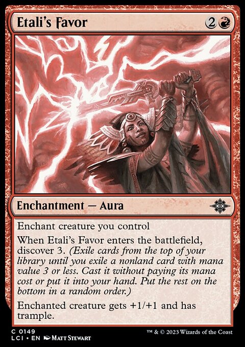 Etali's Favor [The Lost Caverns of Ixalan]