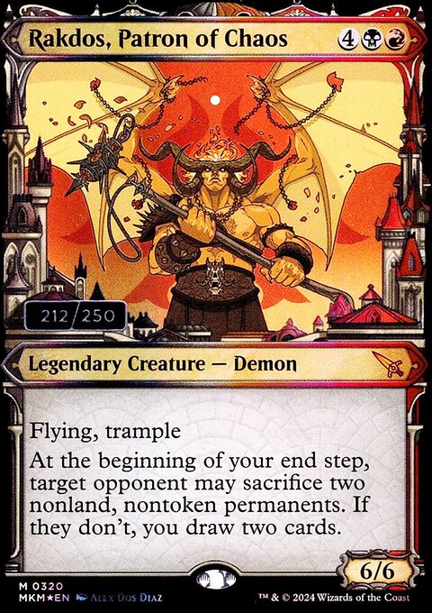 Rakdos, Patron of Chaos (Serialized) [Murders at Karlov Manor]