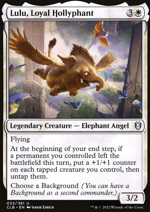 Lulu, Loyal Hollyphant [Commander Legends: Battle for Baldur's Gate]