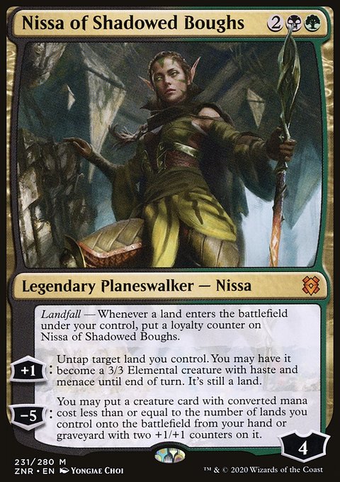 Nissa of Shadowed Boughs [Zendikar Rising]