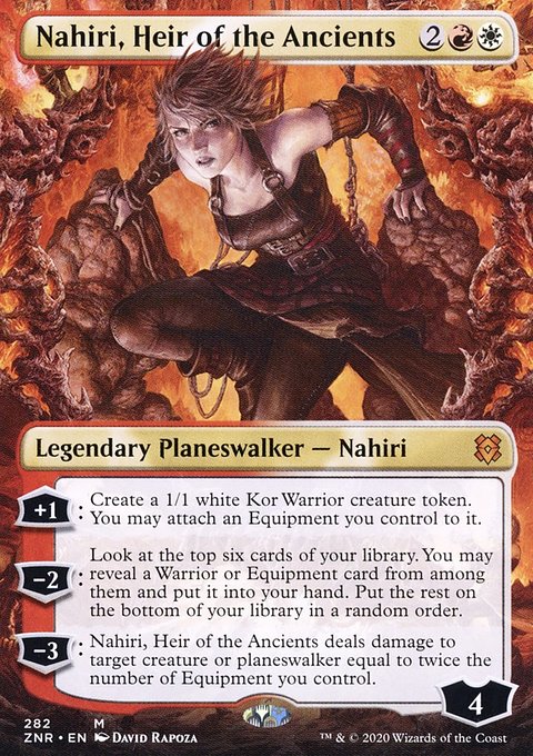 Nahiri, Heir of the Ancients (Borderless) [Zendikar Rising]