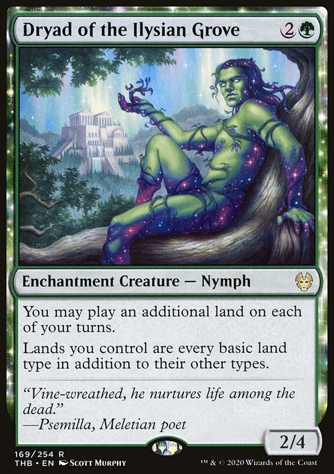 Dryad of the Ilysian Grove (Promo Pack) [Theros Beyond Death Promos]