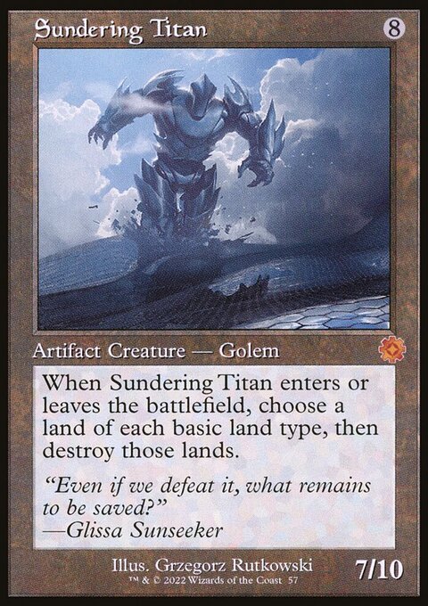 Sundering Titan (Retro) [The Brothers' War Retro Artifacts]