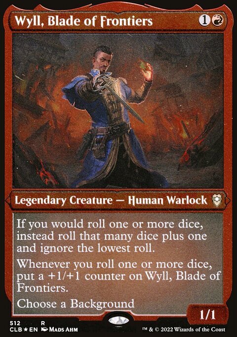 Wyll, Blade of Frontiers (Foil Etched) [Commander Legends: Battle for Baldur's Gate]