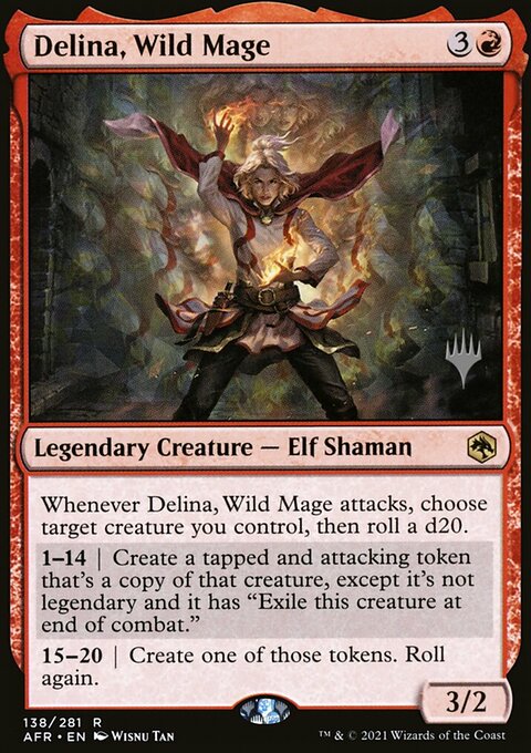 Delina, Wild Mage (Promo Pack) [Dungeons & Dragons: Adventures in the Forgotten Realms Promos]