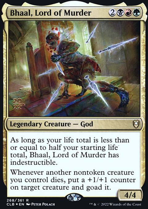 Bhaal, Lord of Murder [Commander Legends: Battle for Baldur's Gate Prerelease Promos]