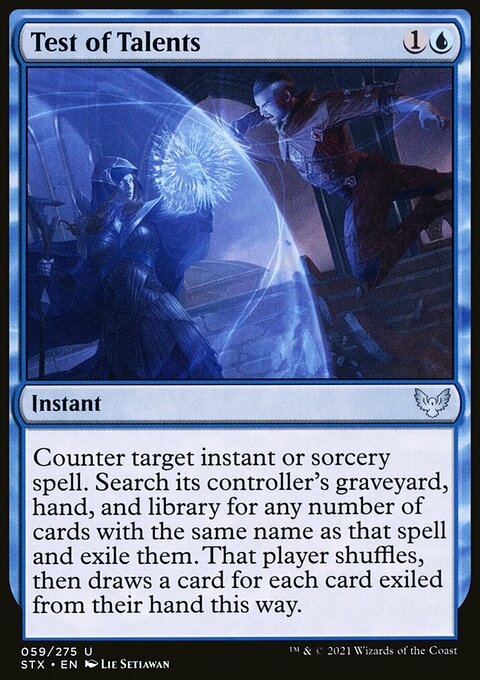 Test of Talents [Strixhaven: School of Mages]